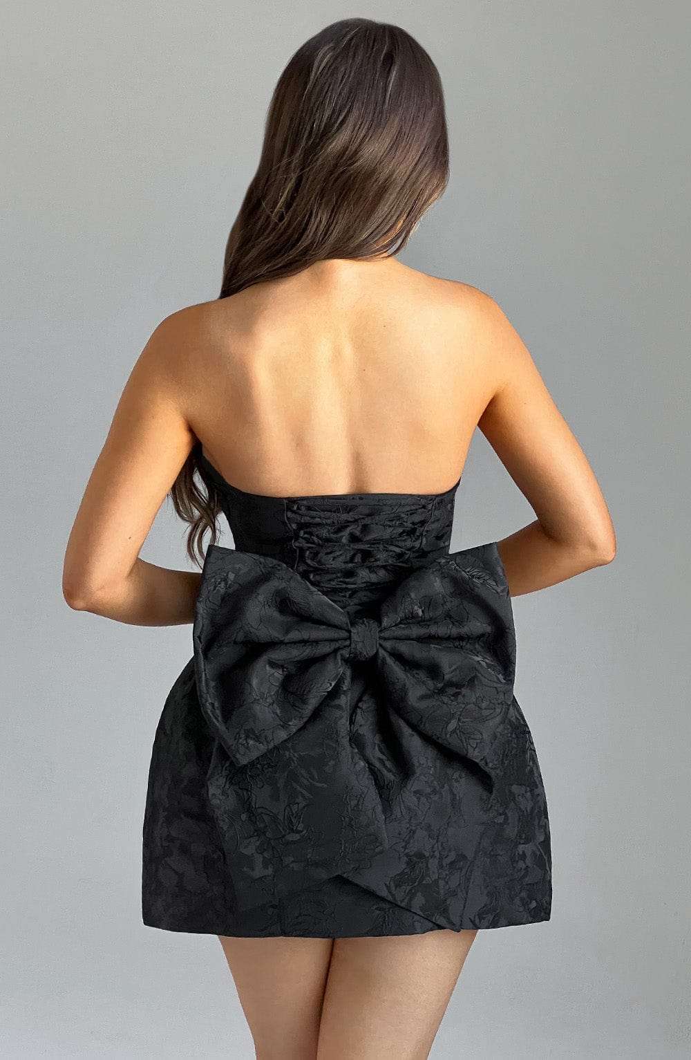 Elenora Mini Dress - Black Ryvelle