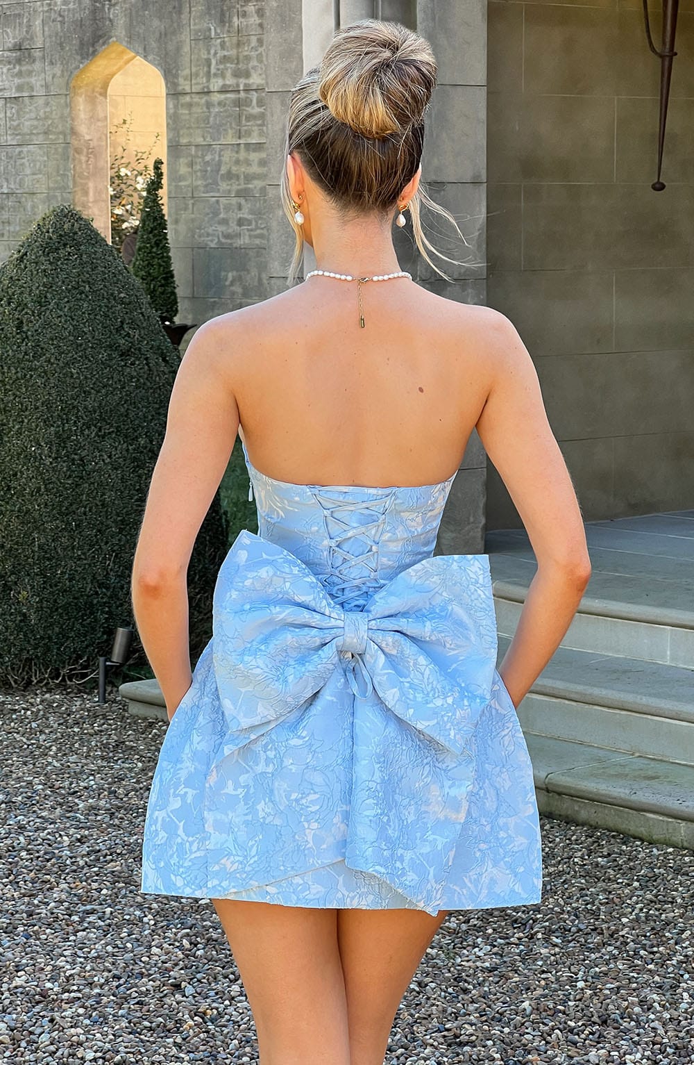 Mini-robe Elenora - Bleu