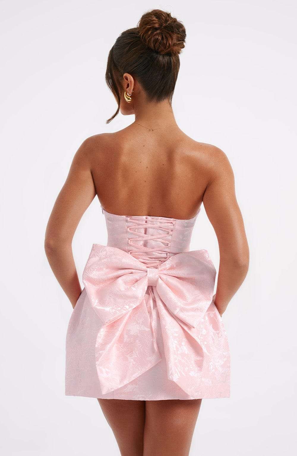Elenora Mini Dress - Blush Ryvelle
