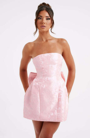 Elenora Mini Dress - Blush Ryvelle