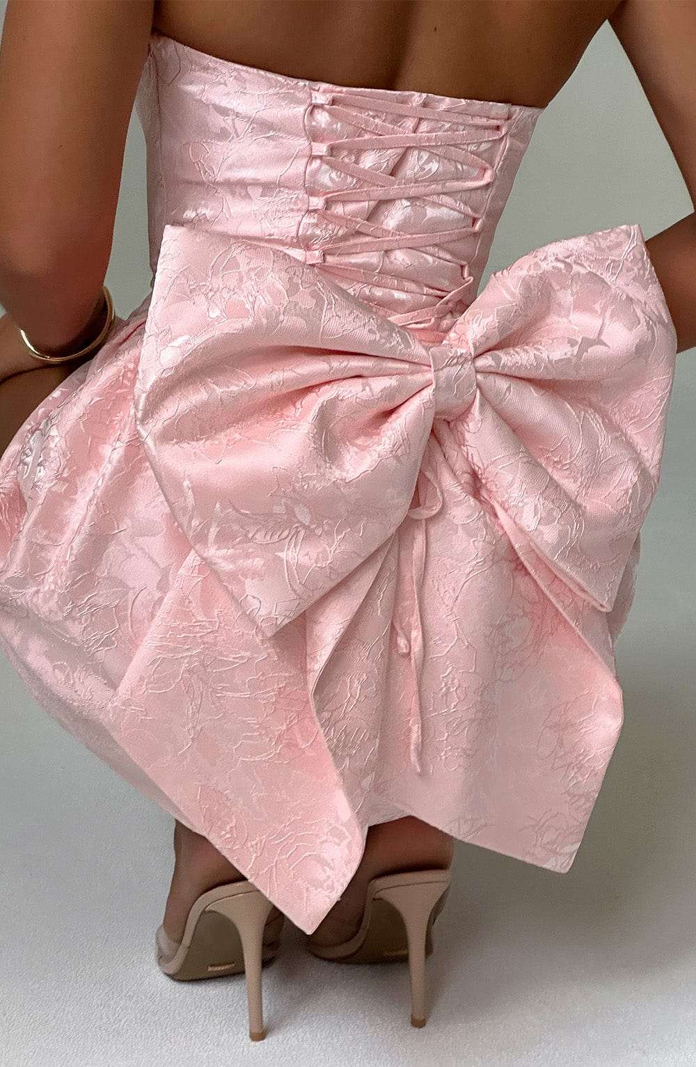 Elenora Mini Dress - Blush Ryvelle