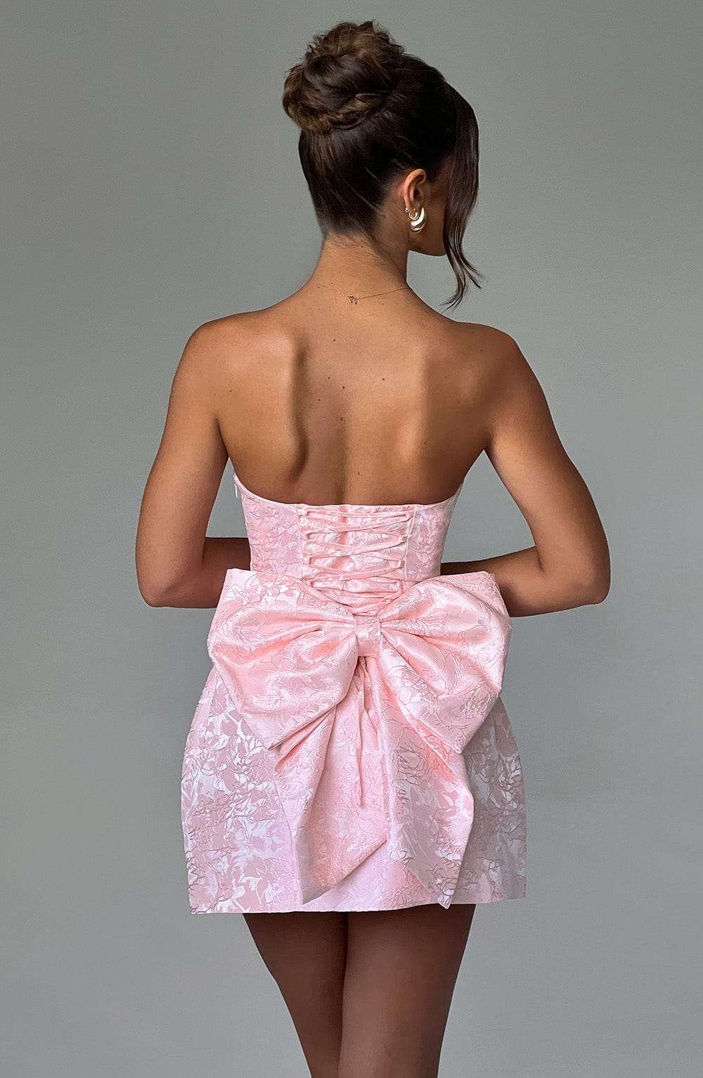 Elenora Mini Dress - Blush Ryvelle