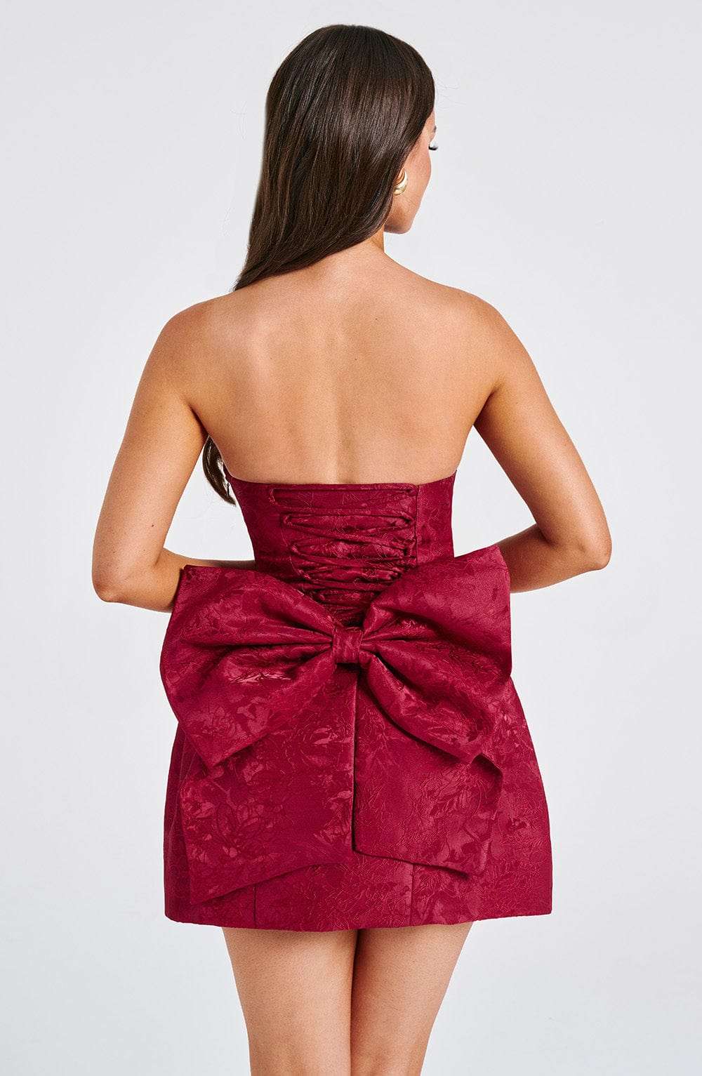 Elenora Mini Dress - Red Ryvelle
