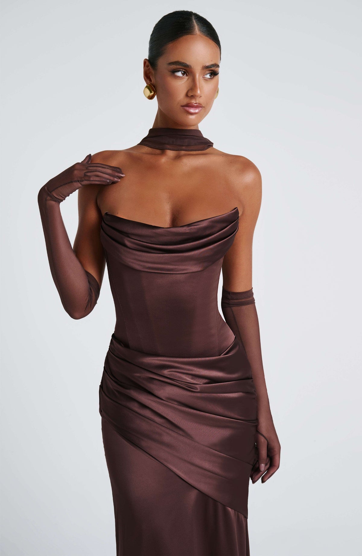 Eli Gloves - Plum Brown Ryvelle