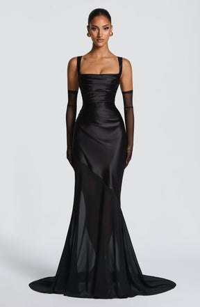 Eliza Gown - Black Ryvelle