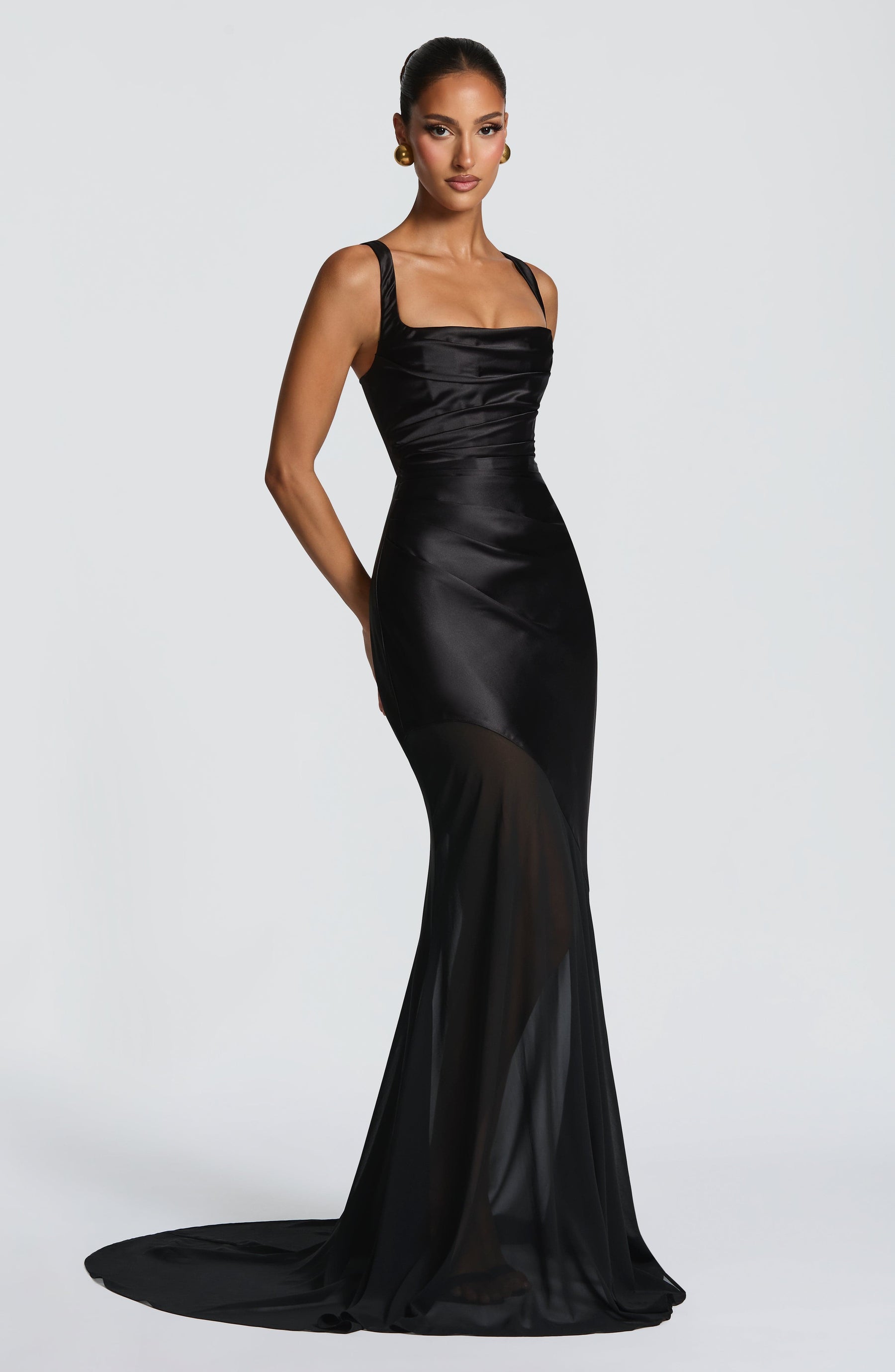 Eliza Gown - Black Ryvelle