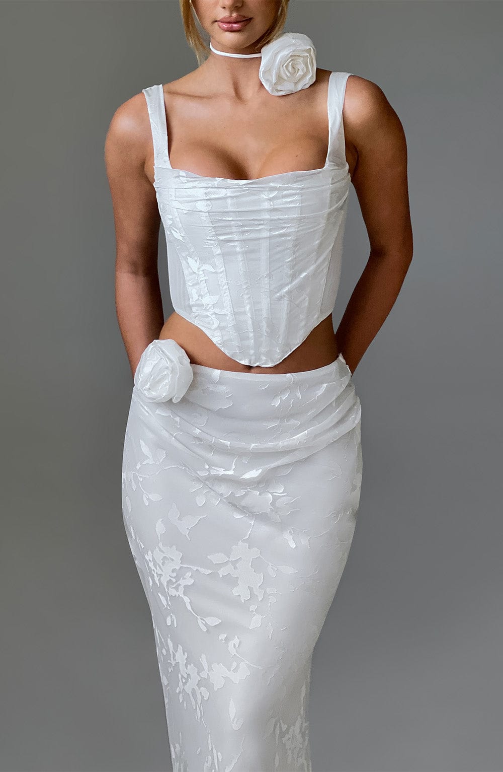 Elizabeth Blumen-Choker - Elfenbein
