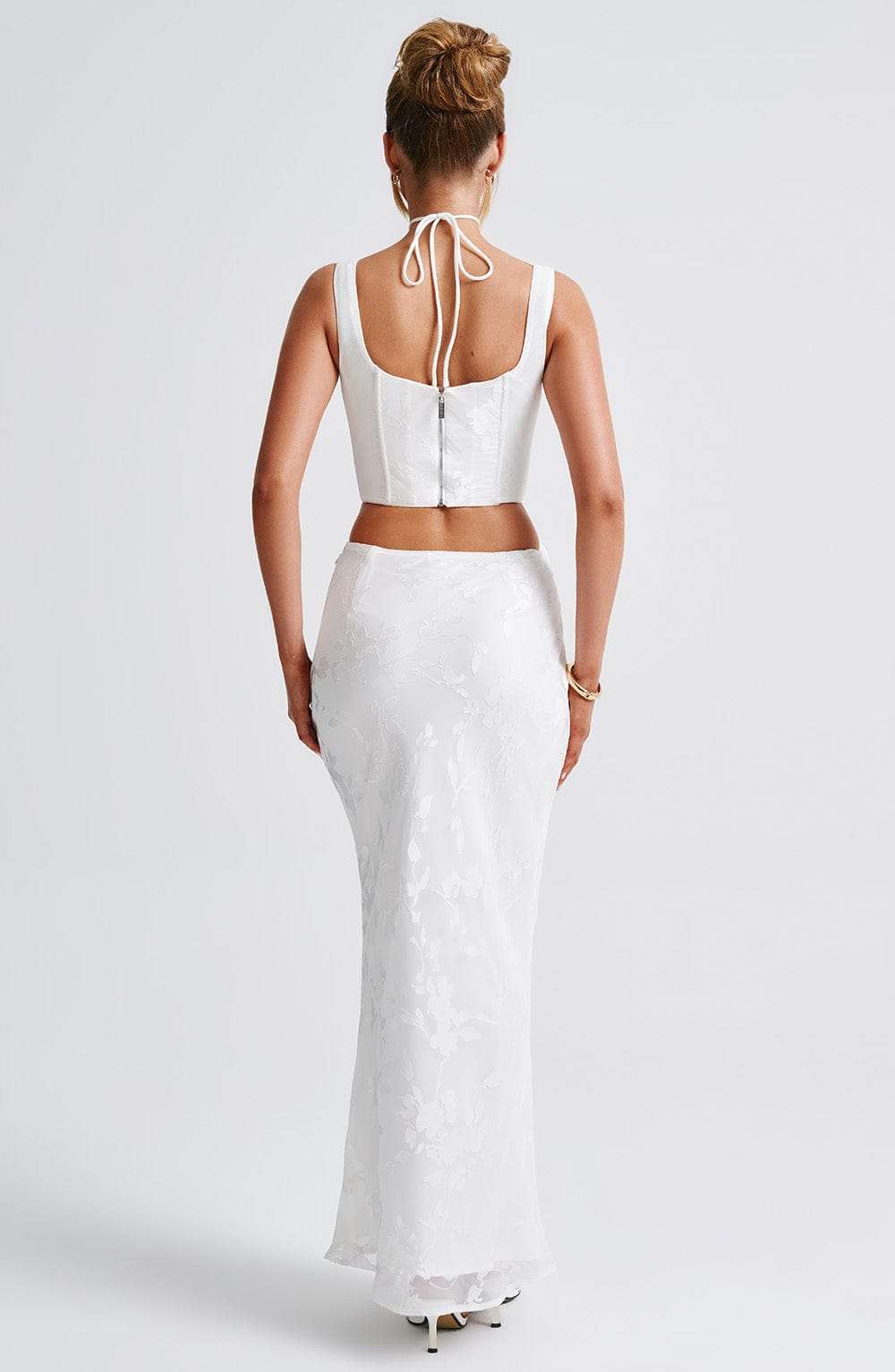 Elizabeth Maxi Skirt - Ivory Ryvelle