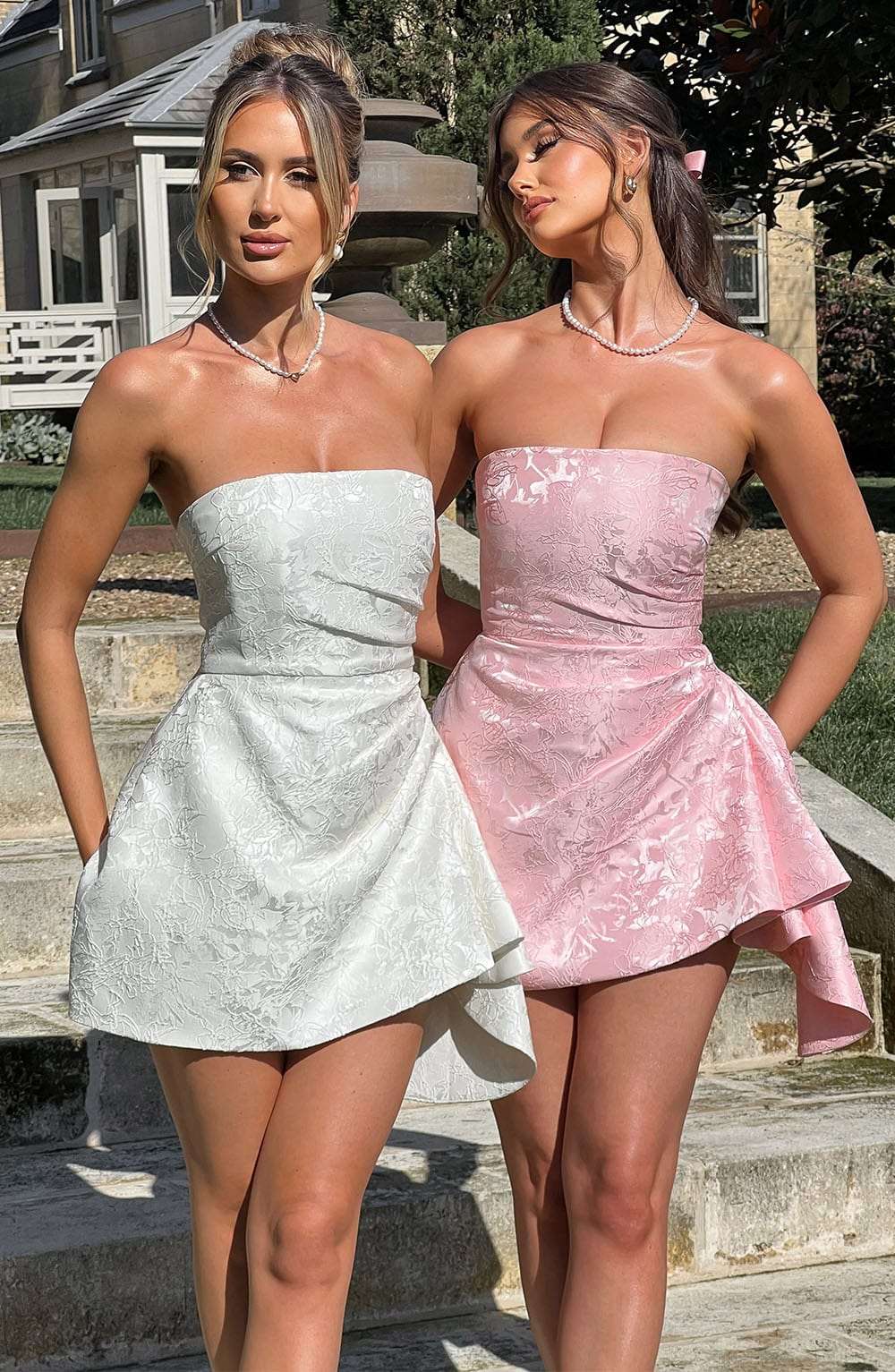 Elodie Playsuit - Blush Ryvelle