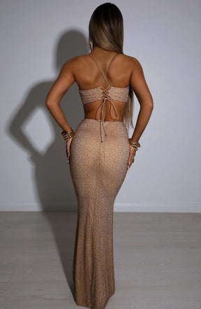 Eloise Maxi Skirt - Bronze Ryvelle