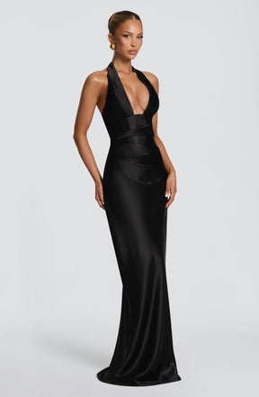 Elowen Maxi Dress - Black Ryvelle