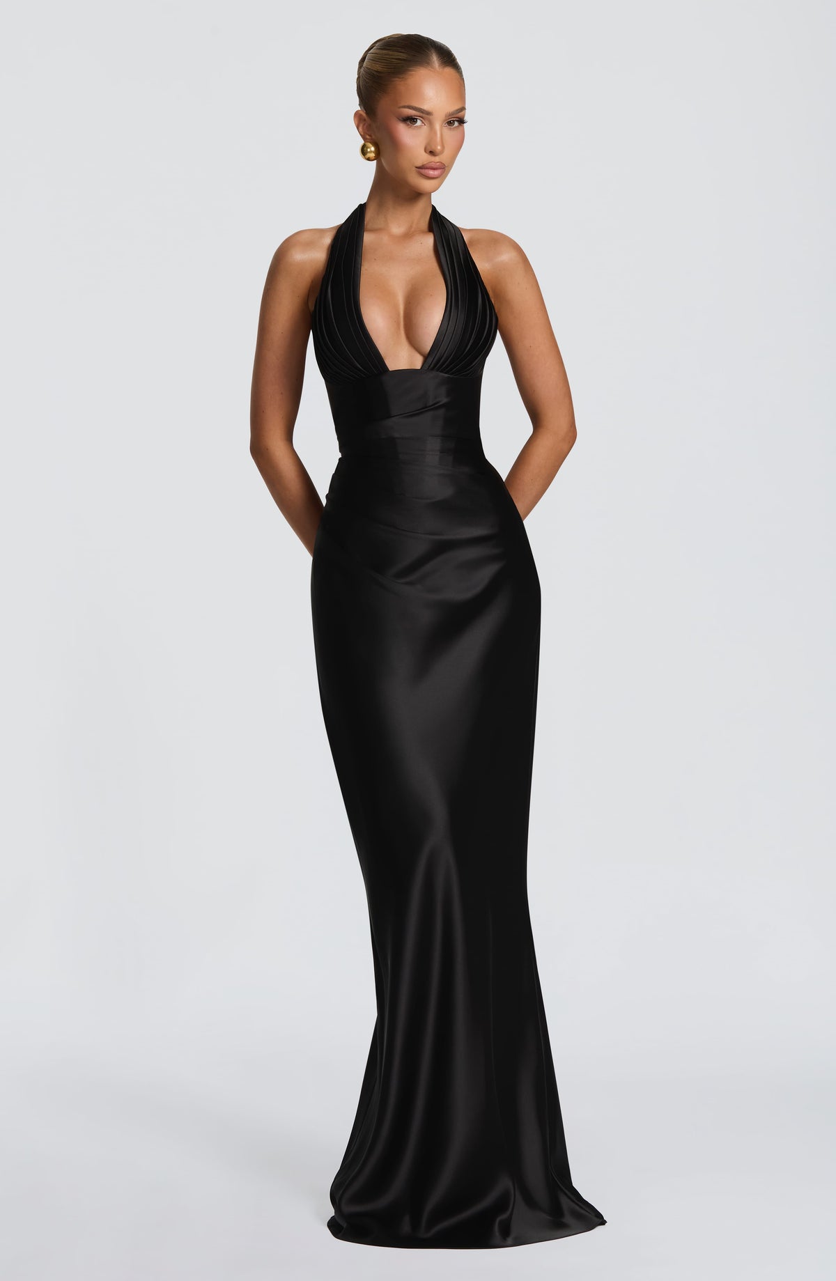 Elowen Maxi Dress - Black Ryvelle