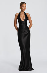 Elowen Maxi Dress - Black Ryvelle