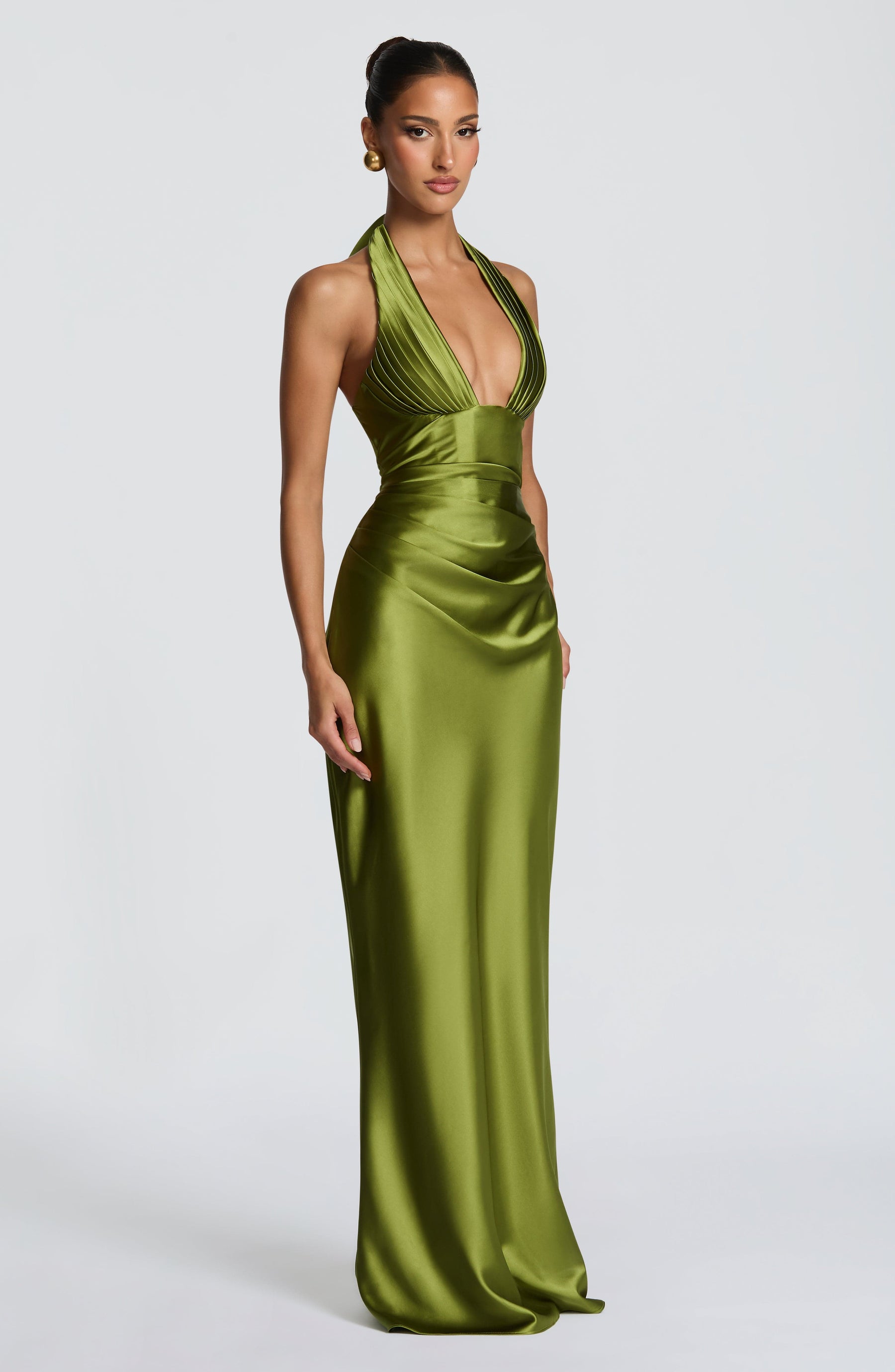 Elowen Maxi Dress - Olive Ryvelle