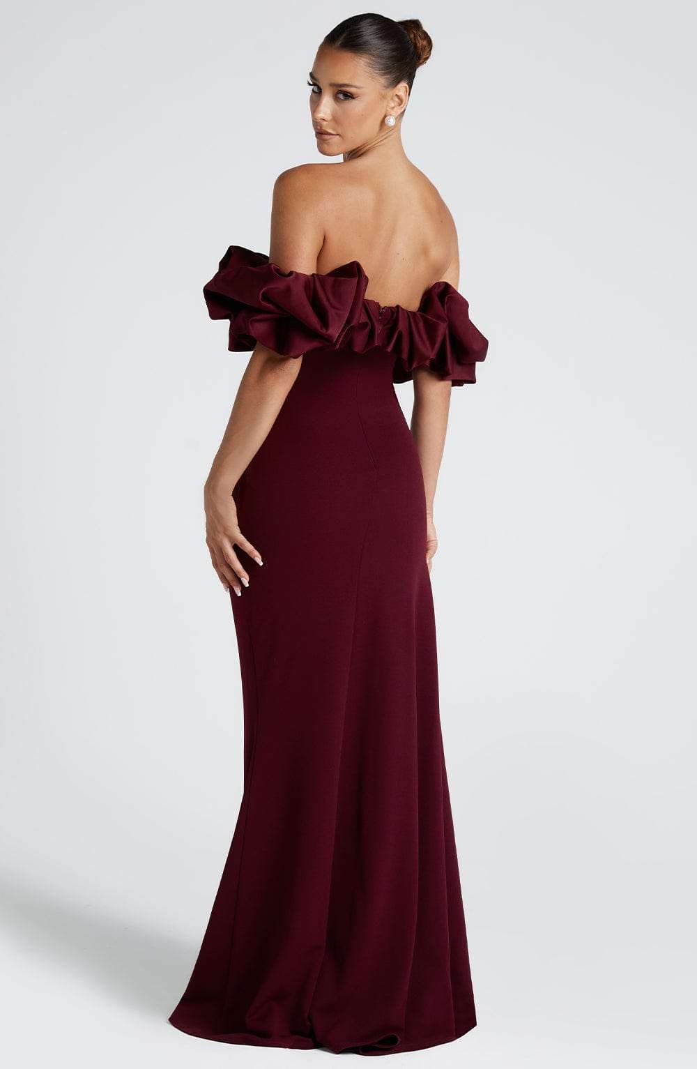 Elsie Maxi Dress - Cherry Lacquer Ryvelle