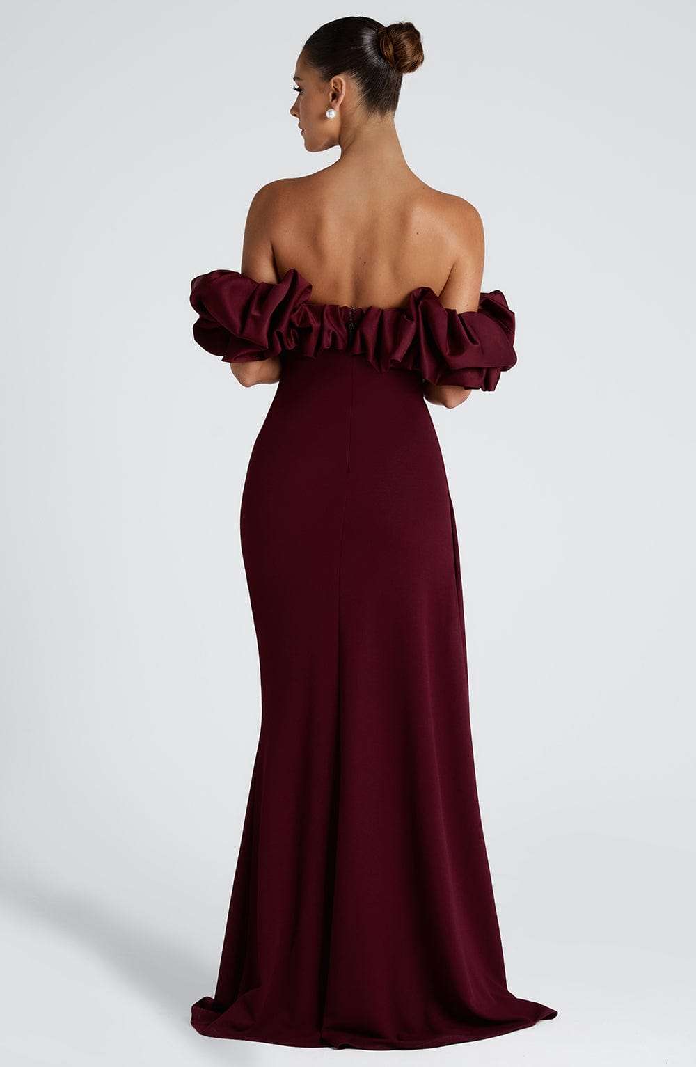 Elsie Maxi Dress - Cherry Lacquer Ryvelle