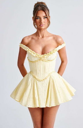 Elva Playsuit - Lemon Ryvelle