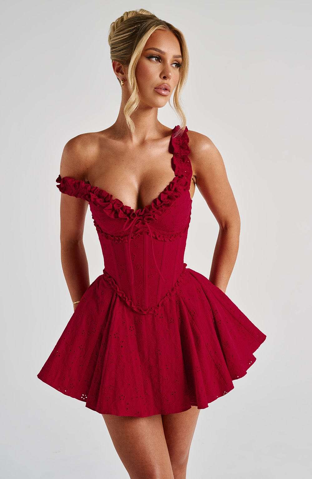 Elva Playsuit - Red Ryvelle