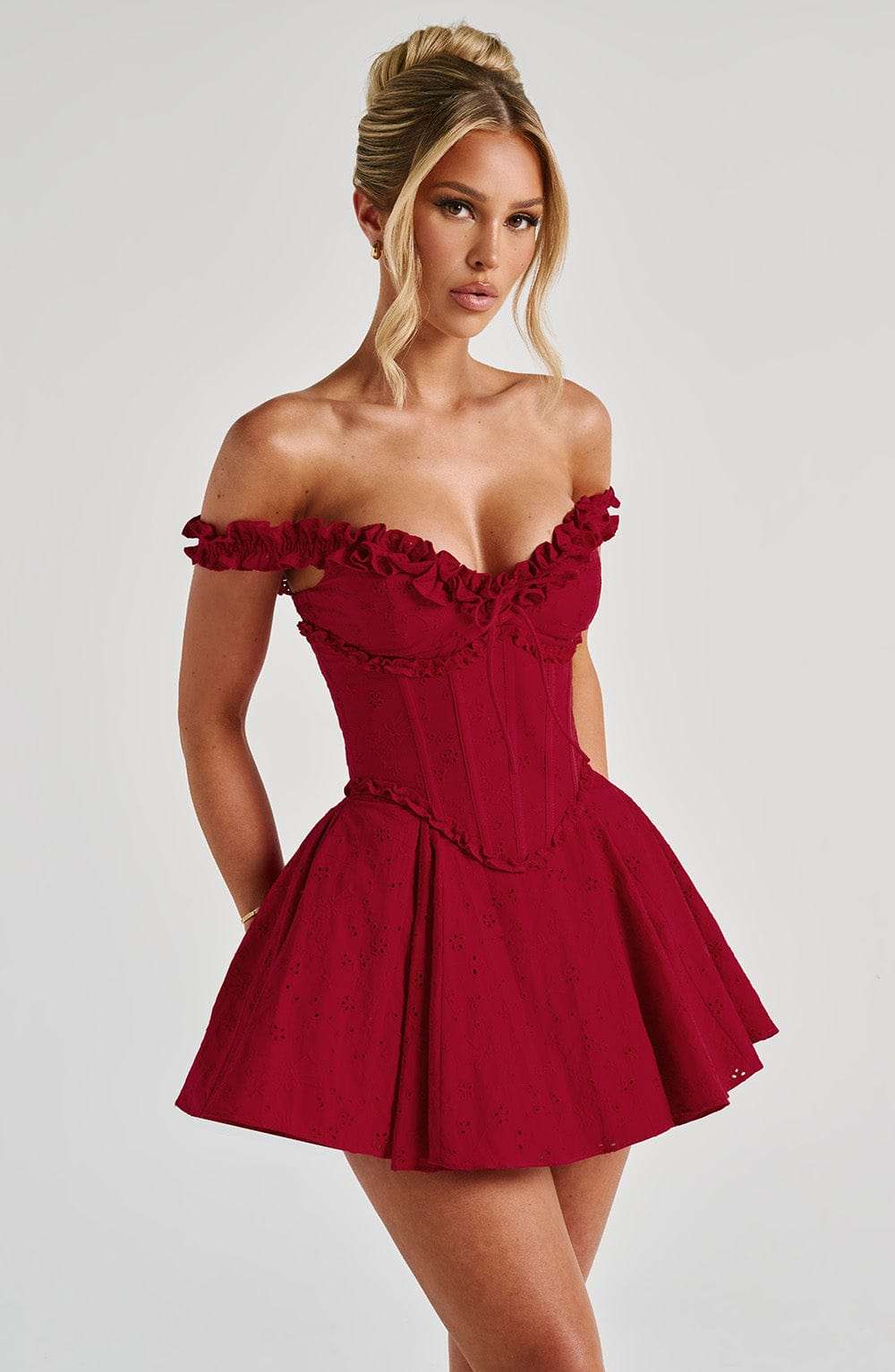 Elva Playsuit - Red Ryvelle