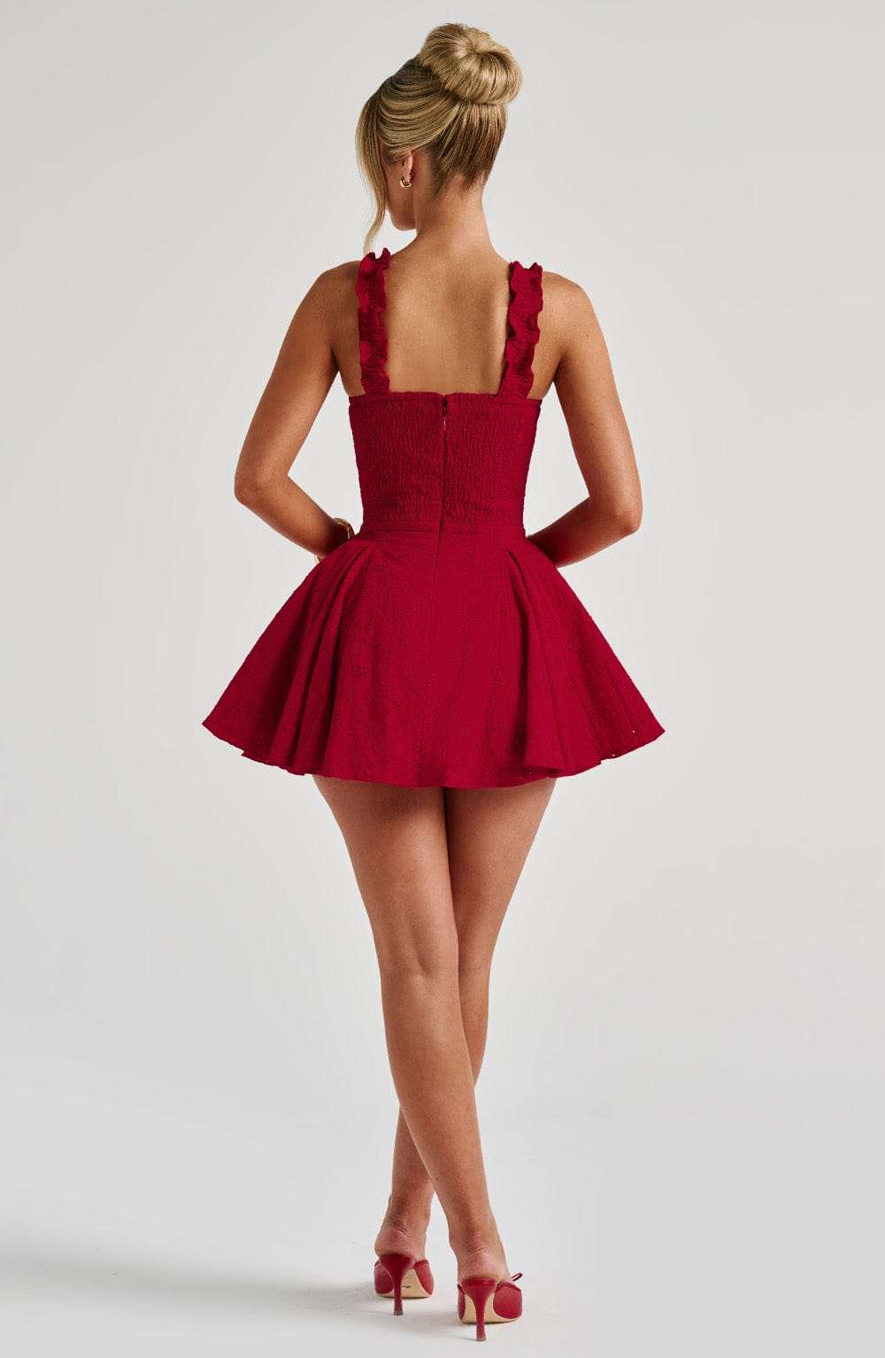 Elva Playsuit - Red Ryvelle