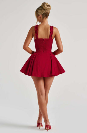 Elva Playsuit - Red Ryvelle
