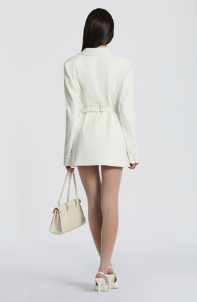 Elvira Mini Dress - Ivory Ryvelle