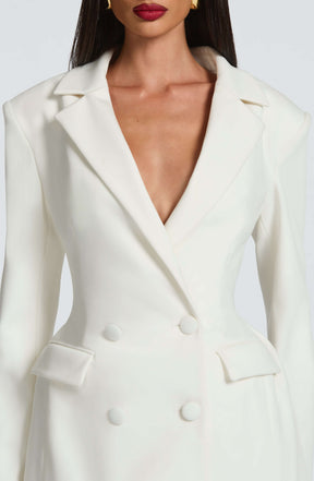 Elvira Mini Dress - Ivory Ryvelle