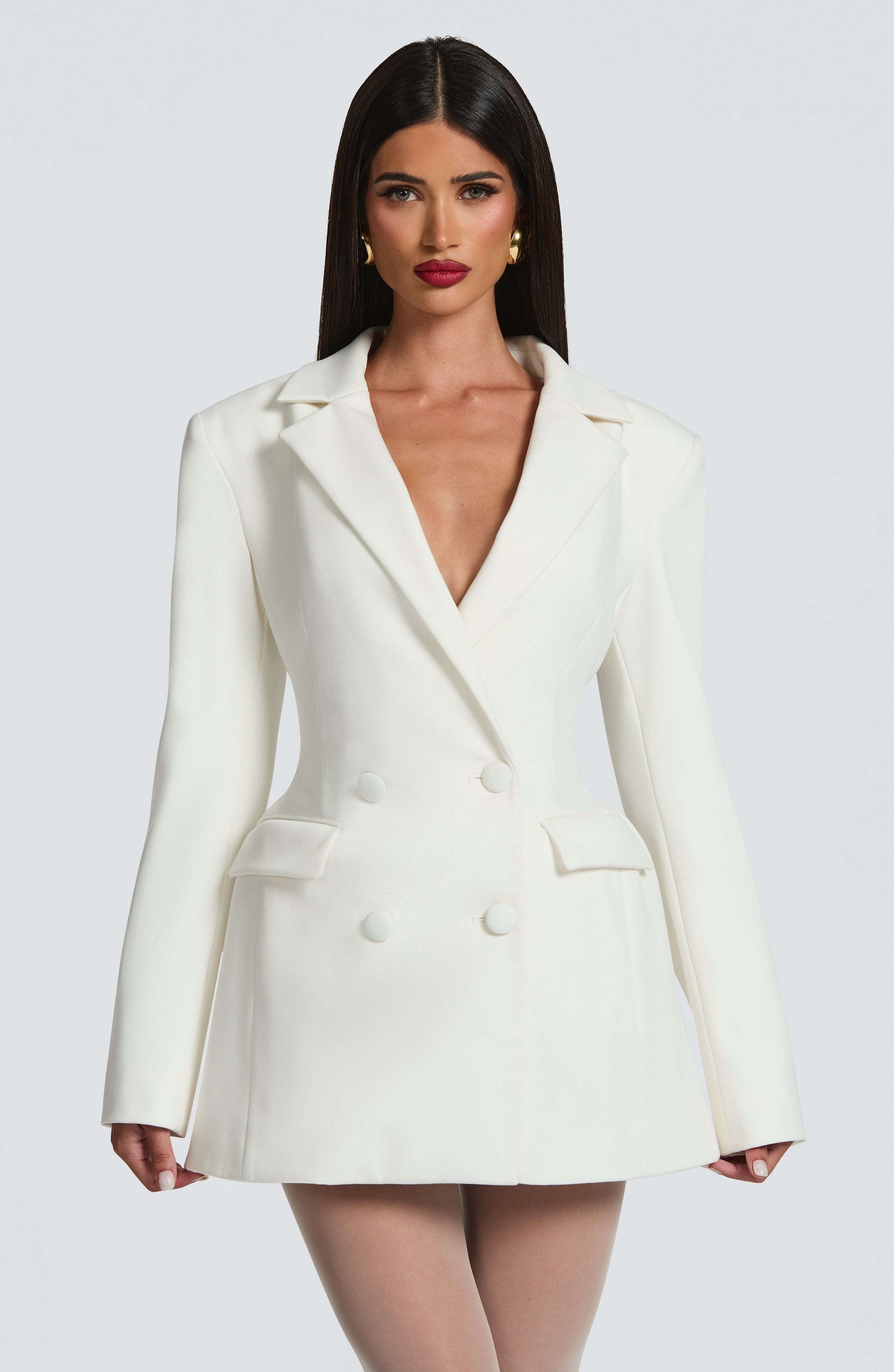 Elvira Mini Dress - Ivory Ryvelle