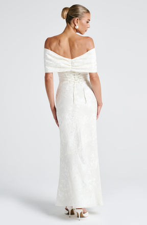 Emberly Maxi Dress - Ivory Ryvelle