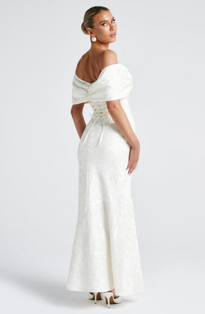 Emberly Maxi Dress - Ivory Ryvelle
