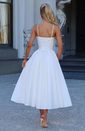 Emerson Midi Dress - Ivory Ryvelle