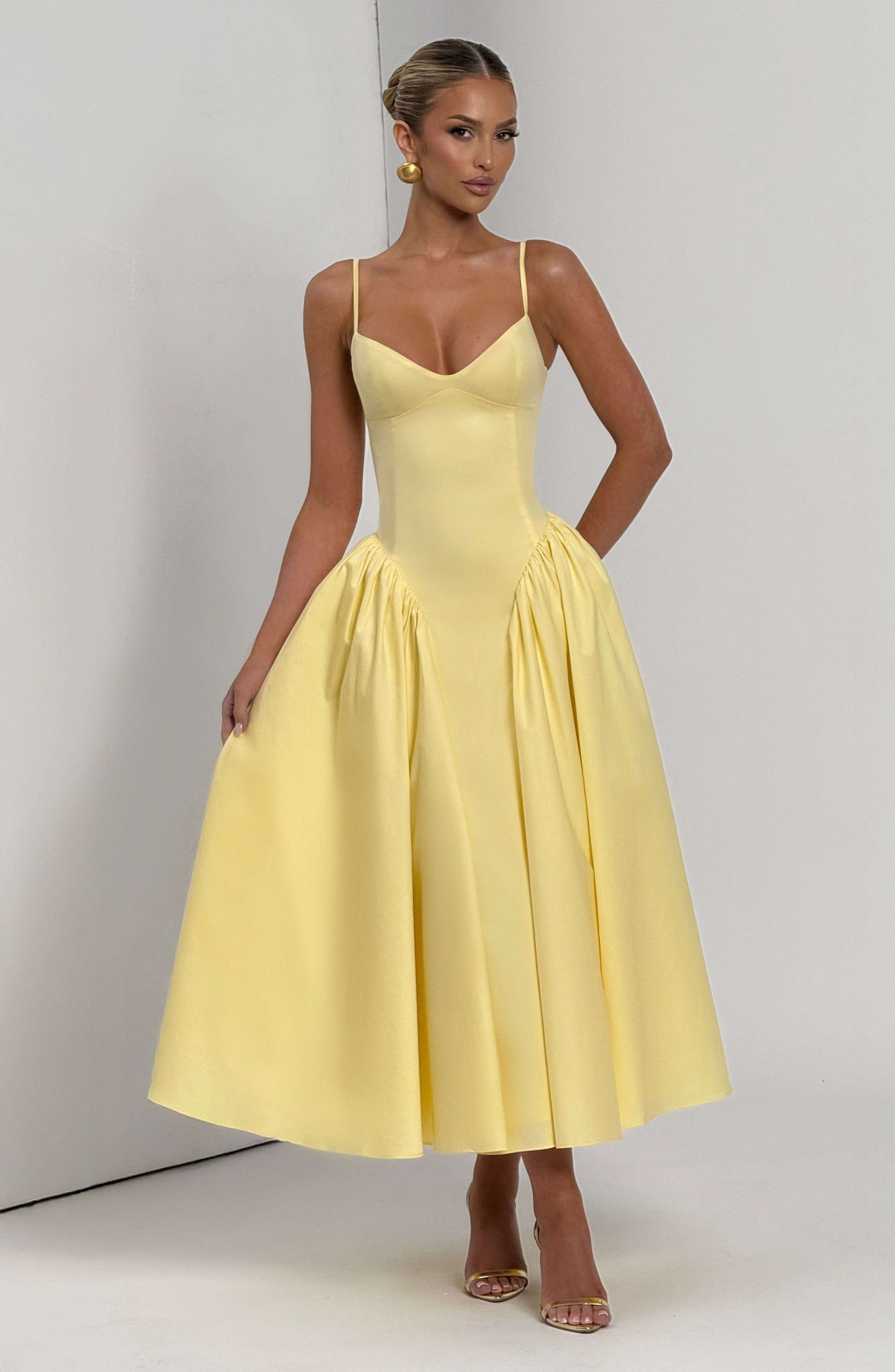 Emerson Midi Dress - Lemon Ryvelle