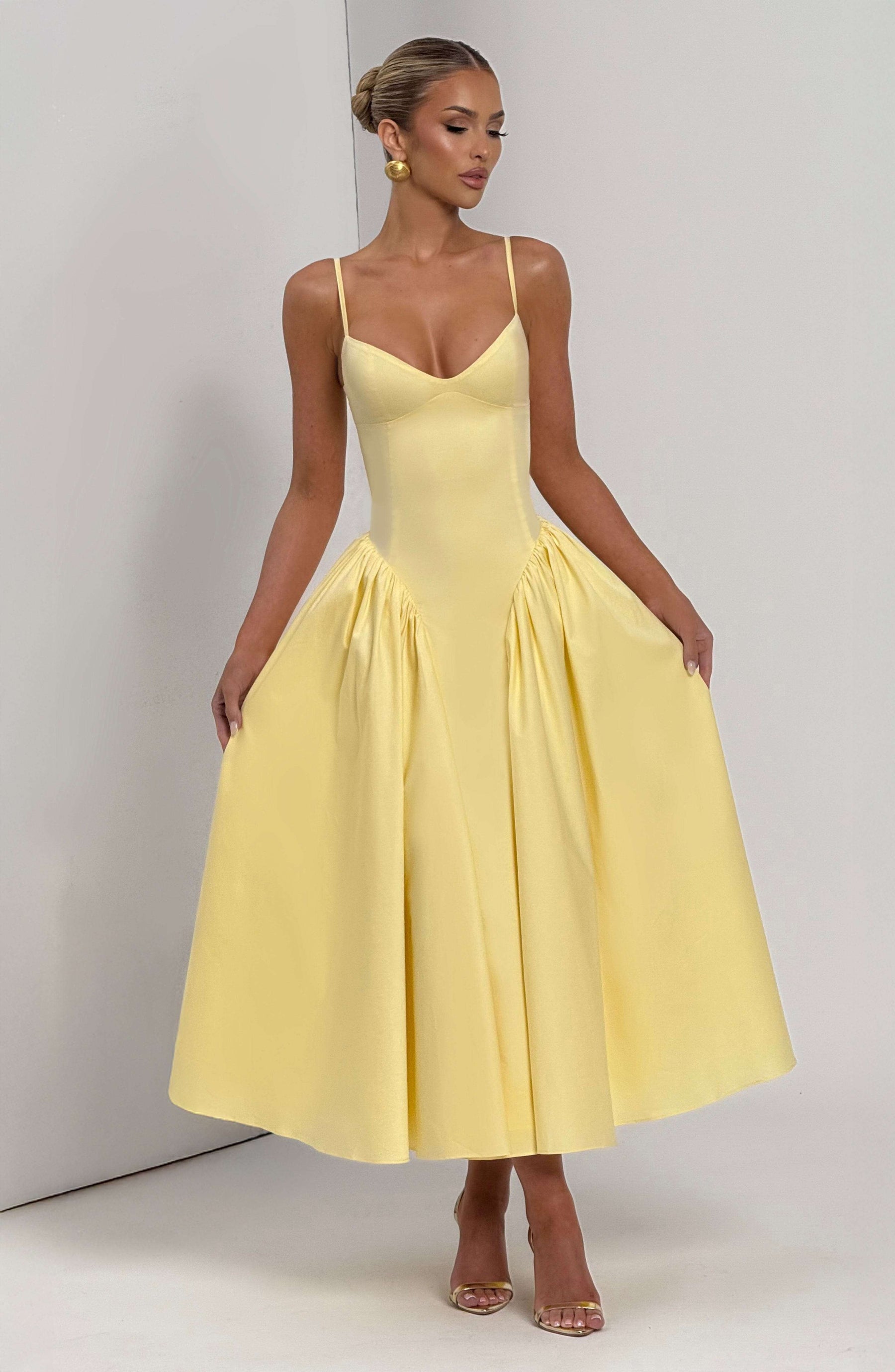 Emerson Midi Dress - Lemon Ryvelle