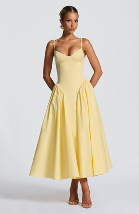 Emerson Midi Dress - Lemon Ryvelle