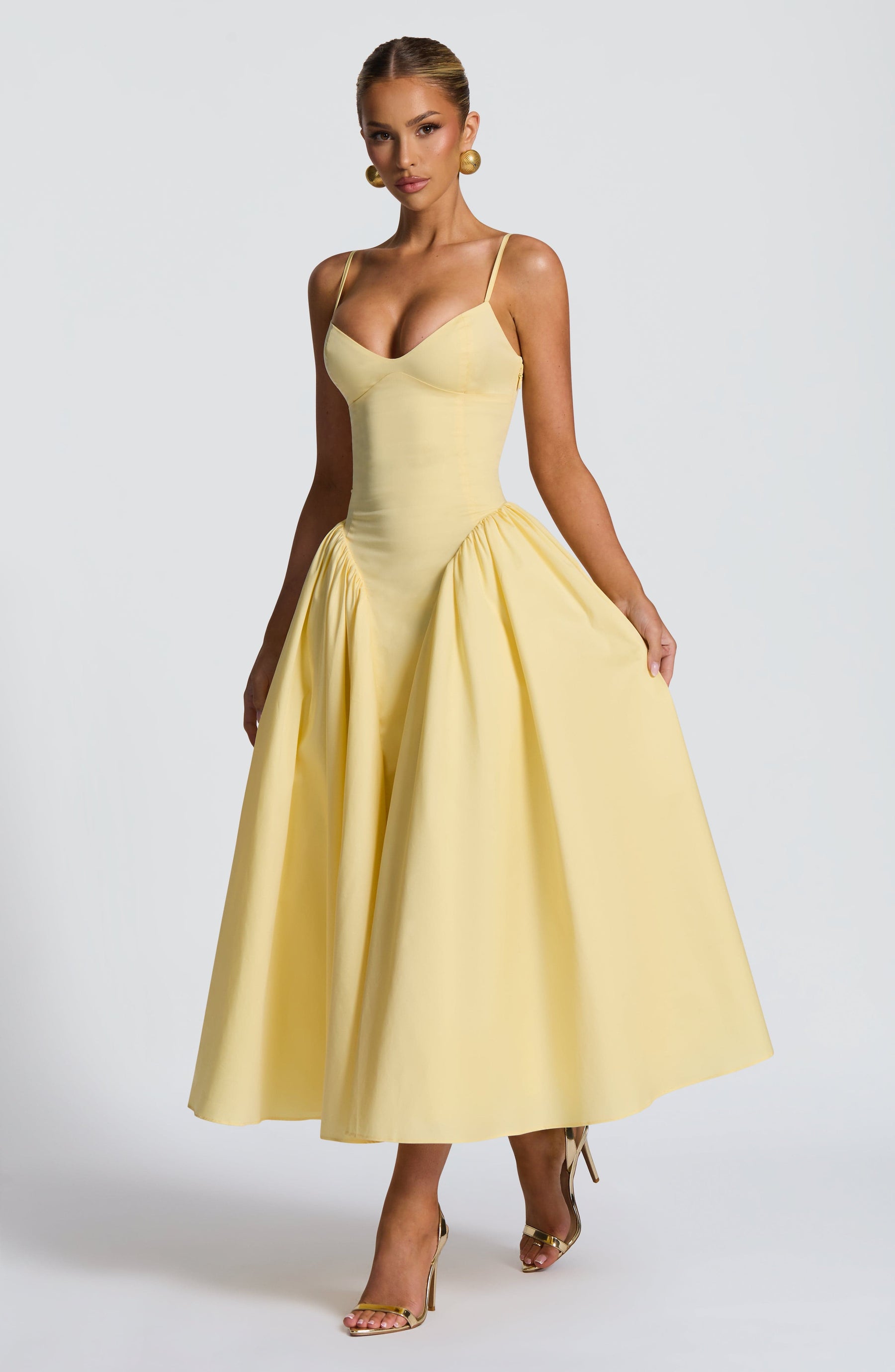 Emerson Midi Dress - Lemon Ryvelle