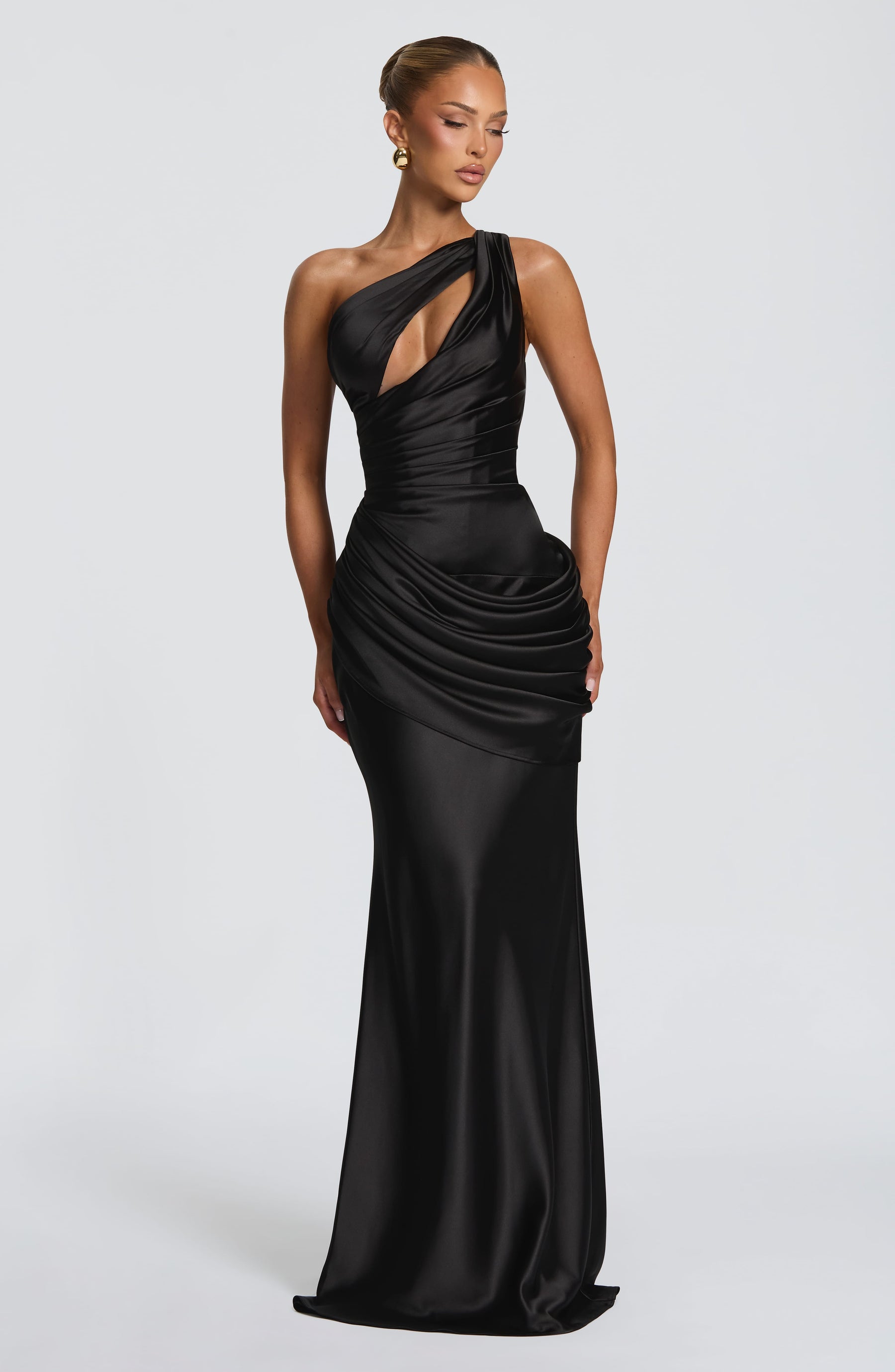 Emina Maxi Dress - Black Ryvelle