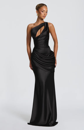 Emina Maxi Dress - Black Ryvelle