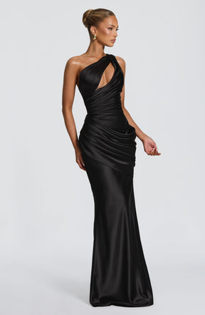 Emina Maxi Dress - Black Ryvelle