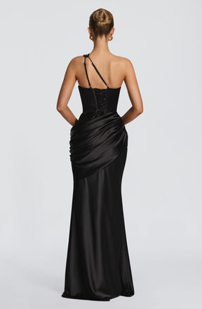 Emina Maxi Dress - Black Ryvelle