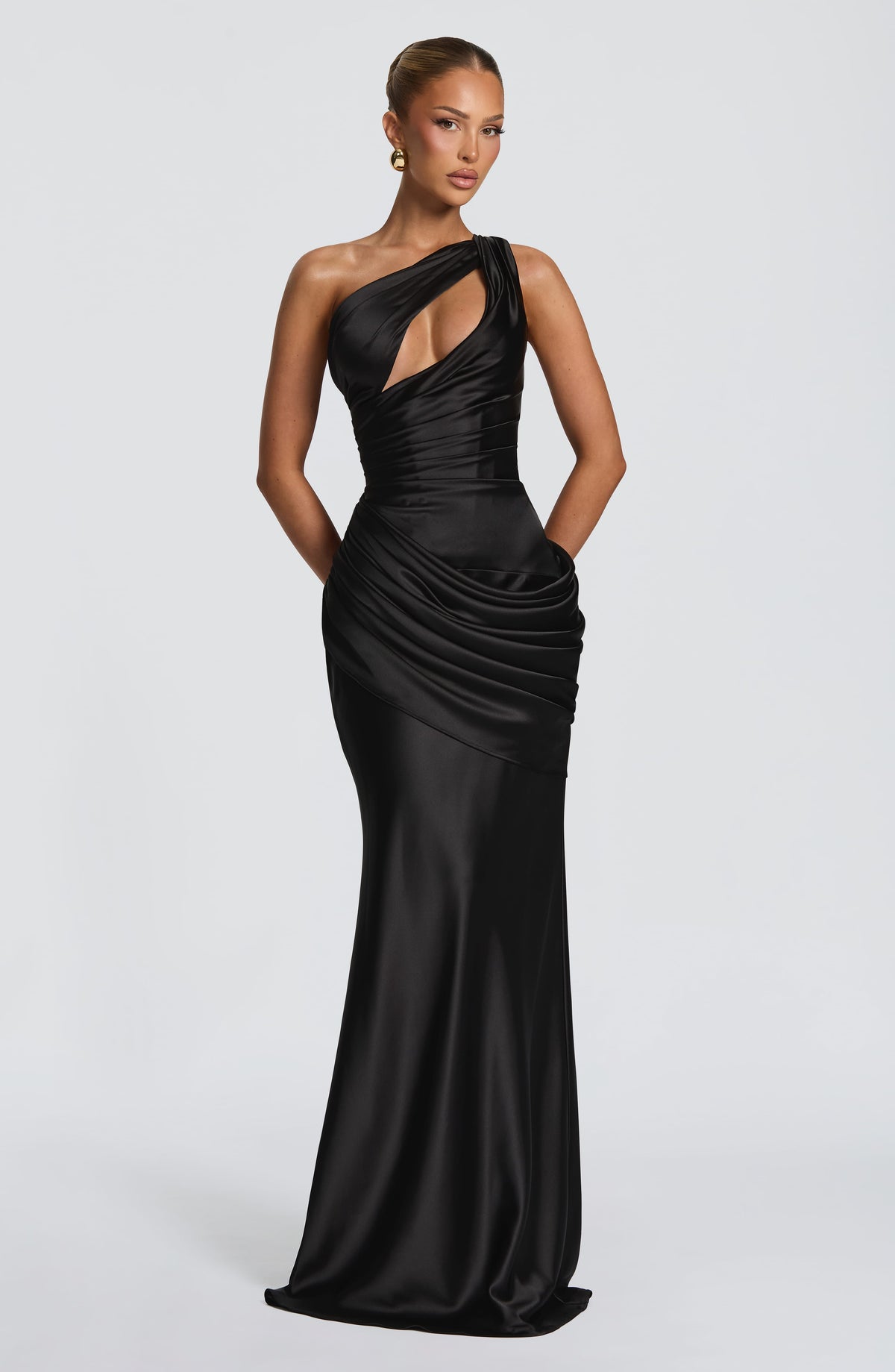 Emina Maxi Dress - Black Ryvelle