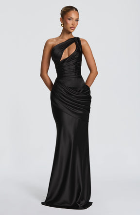 Emina Maxi Dress - Black Ryvelle