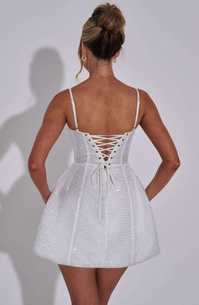 Emma Mini Dress - Ivory Ryvelle
