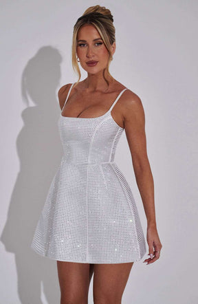 Emma Mini Dress - Ivory Ryvelle