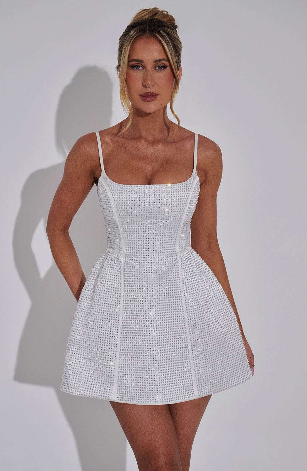 Emma Mini Dress - Ivory Ryvelle