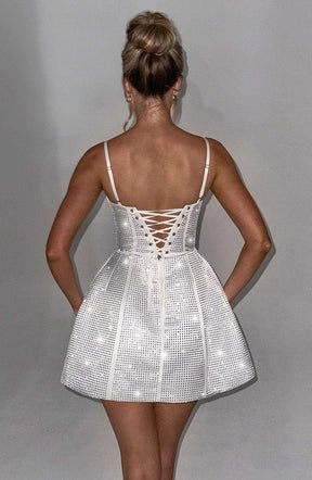 Emma Mini Dress - Ivory Ryvelle
