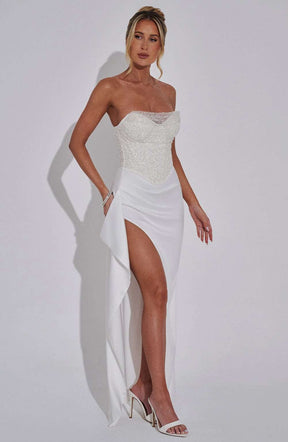 Emrielle Maxi Dress - Ivory Ryvelle