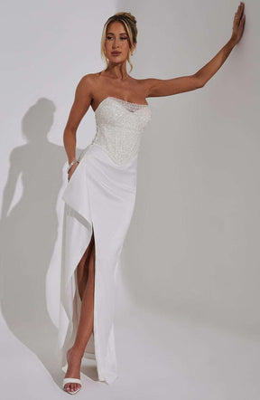 Emrielle Maxi Dress - Ivory Ryvelle