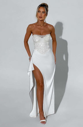 Emrielle Maxi Dress - Ivory Ryvelle