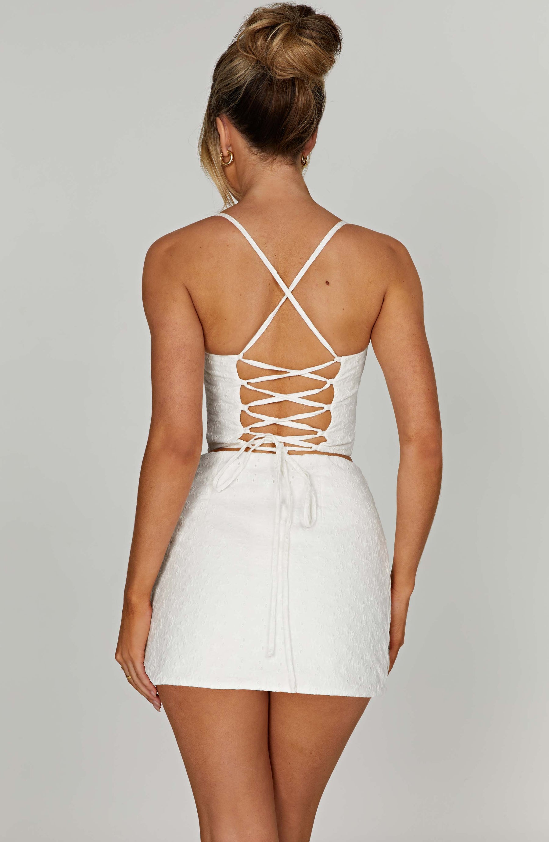 Erika Mini Skirt - Ivory Ryvelle