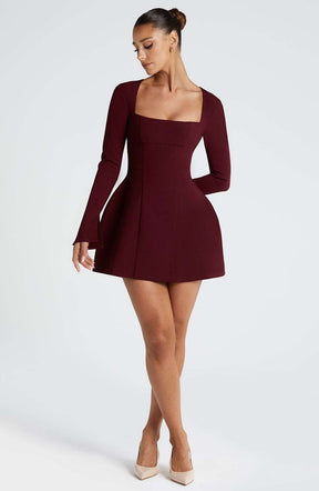 Esme Mini Dress - Cherry Lacquer Ryvelle